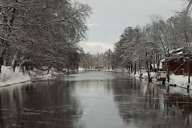 Winter river – Foto