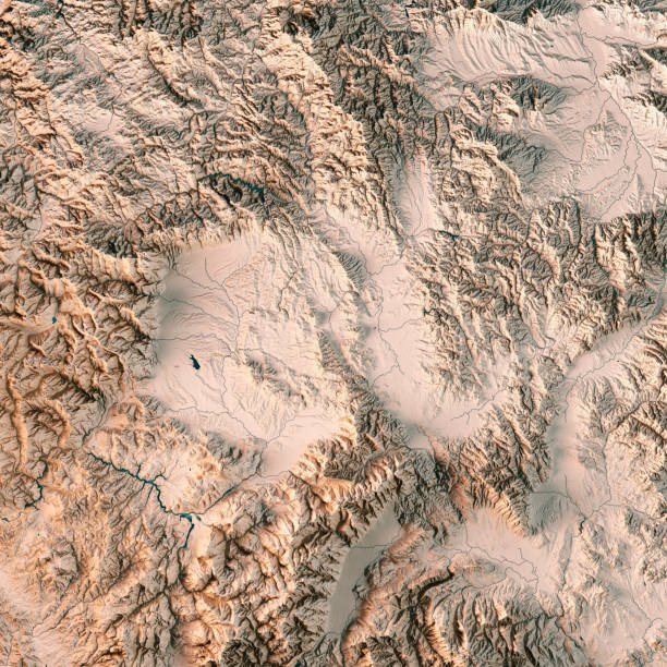 istock Kosovo Country 3D Render Topographic Map Neutral 903608226