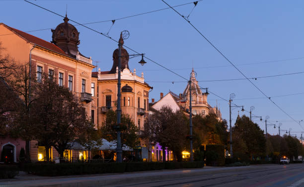 istock Twilight view of Debrecen streets 903610104