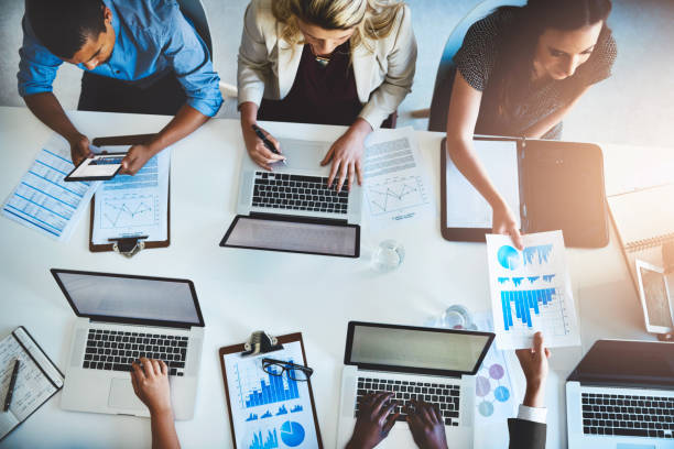 istock Bird's-eye view of business 903613862