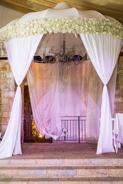 istock Jewish Hupa , wedding putdoor . 903616470