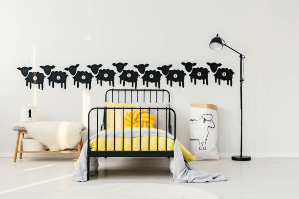 istock Yellow kid's bedroom interior 903616766
