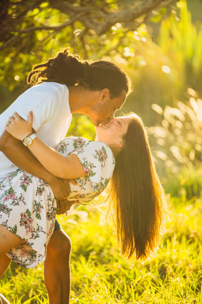 istock Diverse couple enjoying outdoors. 903616980