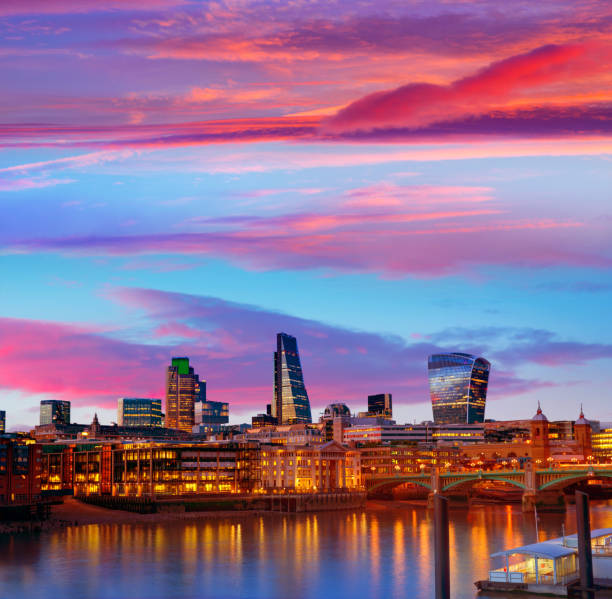istock London skyline sunset on Thames river 903617956