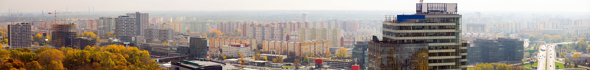 Bratislava cityscape with a modern apartment buildings, Slovakia