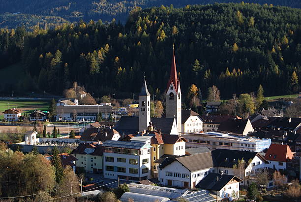 istock View to village St. Lorenzen 90361973