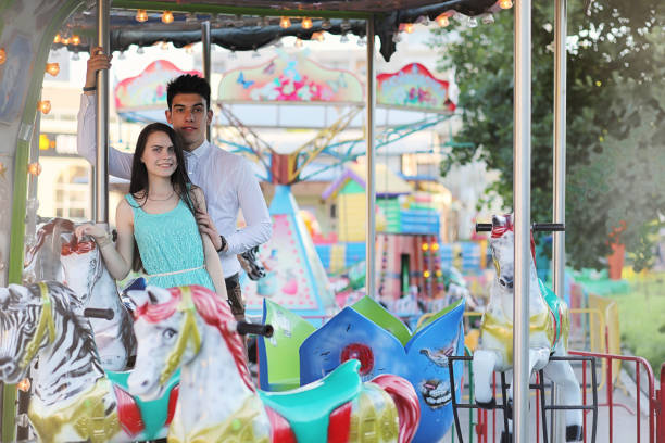 istock Young couple on the first date 903621540