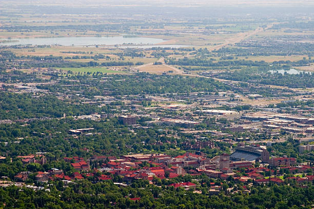 universidade de colorado campus - boulder colorado copper university of colorado imagens e fotografias de stock