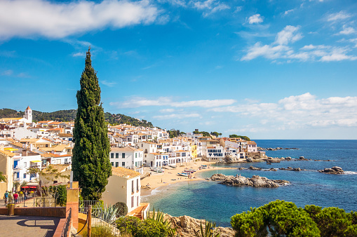 Idyllic Costa Brava seaside town in Girona Province, Catalonia