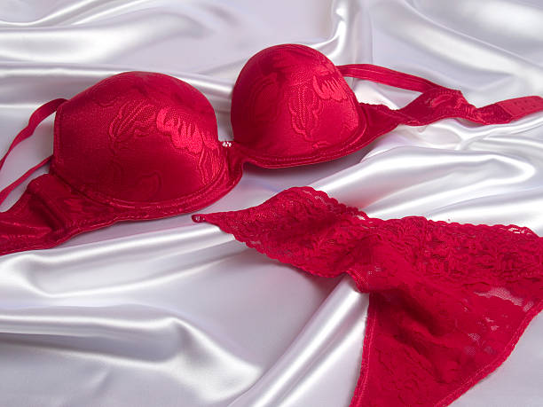 istock Sexy Red Bra and Panties 90362742