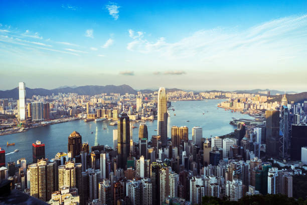 istock Victoria harbour of Hong Kong 903629214