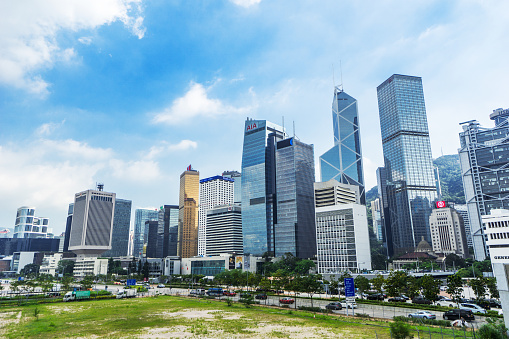 Skyscrapers in Hong Kong