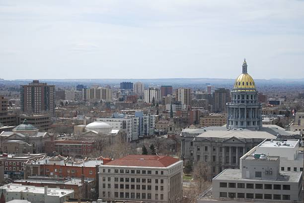 istock Colorado State Capital with surrounding buildings 90363004