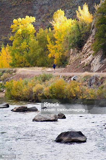 Autunno Runner - Fotografie stock e altre immagini di Allenamento - Allenamento, Attività ricreativa, Autunno