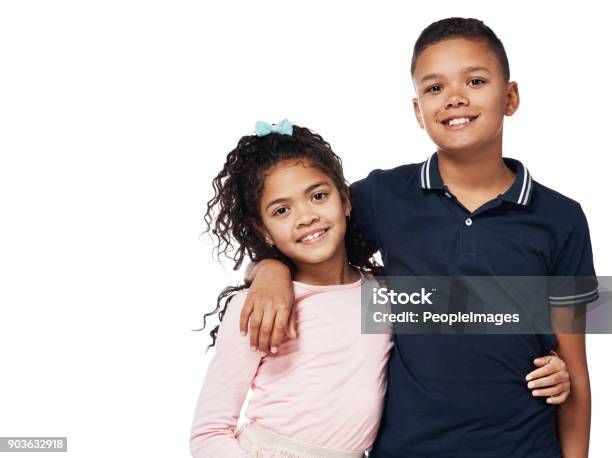 Brother And Sister Aka Best Friends Stock Photo - Download Image Now - Child, Brother, Latin American and Hispanic Ethnicity