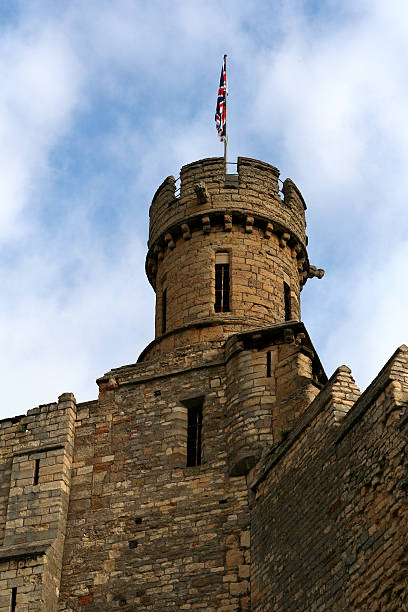 sun-dial on castle tower