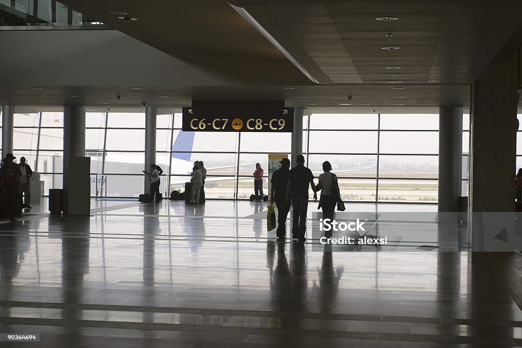 Aéroport d'embarquement - Photo de Avion libre de droits