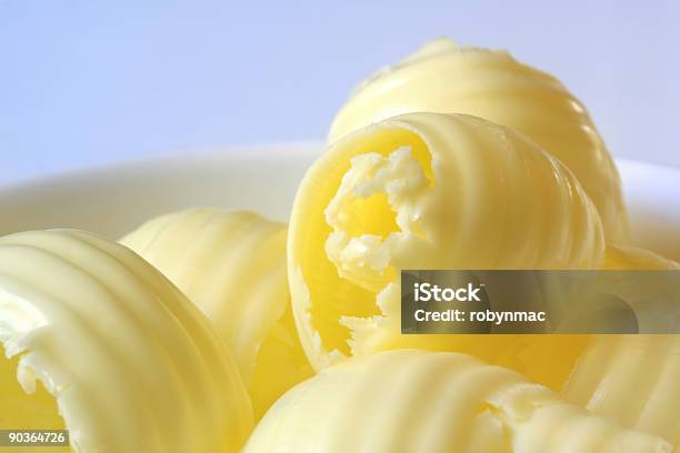 Closeup Of Yellow Butter Curls Stock Photo - Download Image Now - Butter, Yellow, Butter Curl