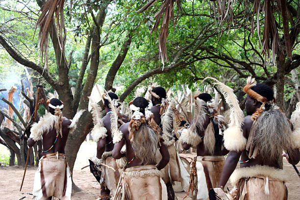 istock Africa - native tribal dance 90365644