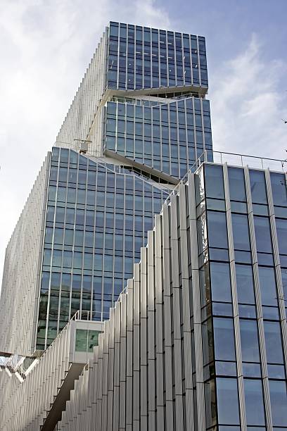 istock Ultramodern Glass building in Amsterdam 90365651