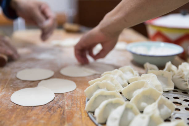 Dumpling Hand Roling Pin 90+ Rolling Pins Covered In Flour Stock Photos, Pictures & Royalty-Free ...