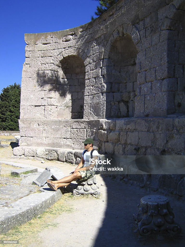 Umgeben von Geschichte - Lizenzfrei Alt Stock-Foto