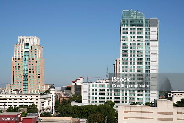 Biuro Wysoki Wzrost - zdjęcia stockowe i więcej obrazów Panorama miasta - Panorama miasta, Sacramento, Architektura
