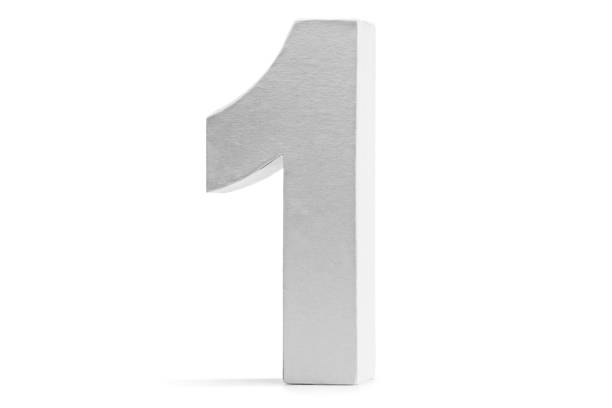 istock Number one figure made of cardboard 903674474