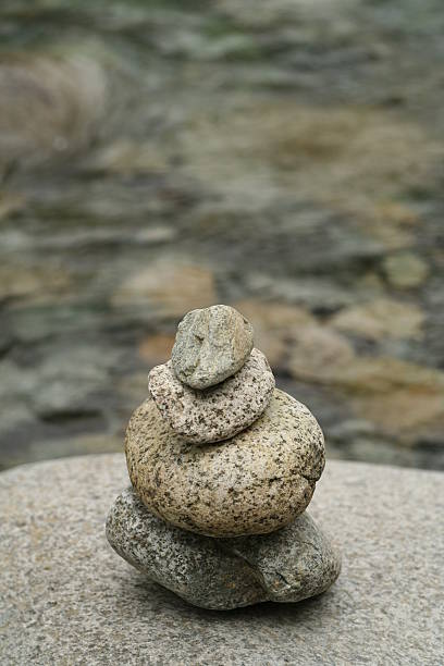 istock Stacked Granite Stone Pebbles Showing Balance 90367792