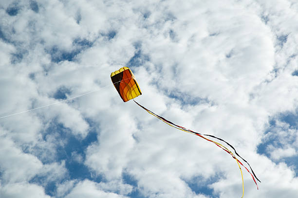 Piccolo in Parafoil Kite - foto stock