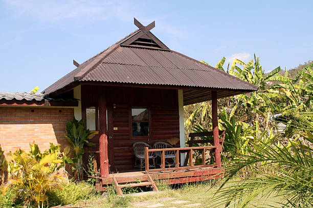 istock Bungalow in Tropical Thailand Resort 90368049