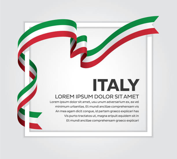 ilustrações de stock, clip art, desenhos animados e ícones de italy flag background - travel passenger milan italy italy