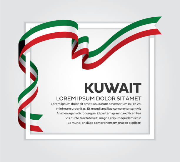 ilustrações de stock, clip art, desenhos animados e ícones de kuwait flag background - day backgrounds traditional culture creativity