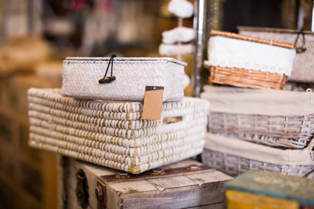 istock Image of design boxes for apartment in decor shop 903687530