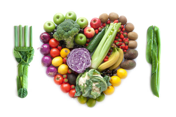 istock Healthy food in heart shape 903690270