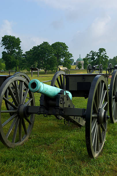 istock Cannon and Cassion on Civil War Battlefield 90369490