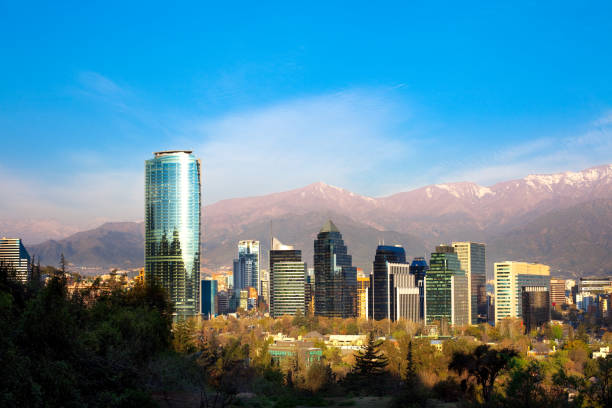 istock Skyline of Modern buildings in Santiago 903695008