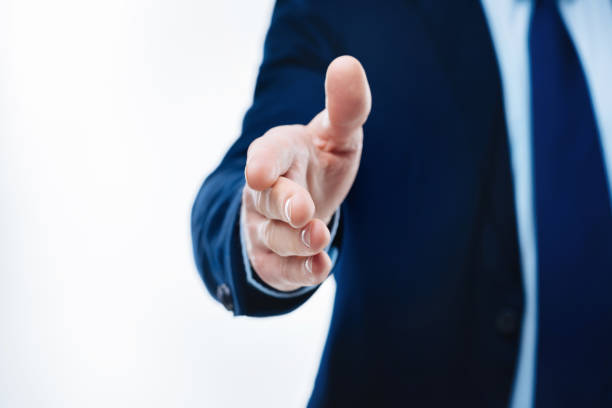 istock Close up of a hand being given to you 903695700