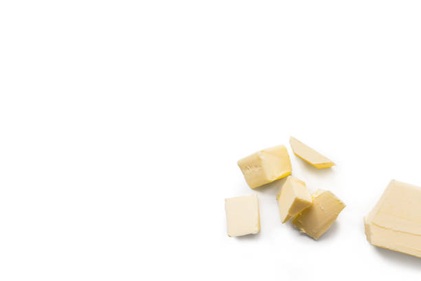 istock Organic Butter isolated on white background. 903696302