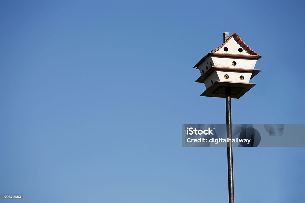 Vogel-Haus - Lizenzfrei Blau Stock-Foto