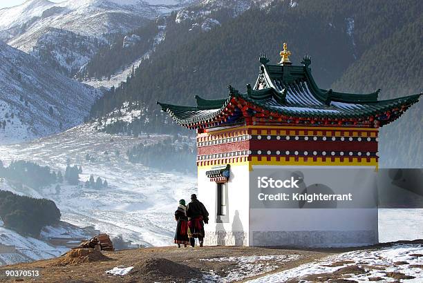 Preghiera E Tempio - Fotografie stock e altre immagini di Nepal - Nepal, Tibet, Cina
