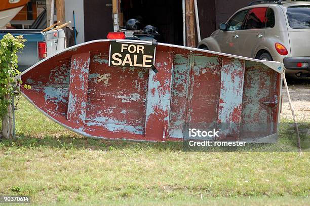 Old Boat For Sale Stock Photo - Download Image Now - Auction, Buying, Color Image