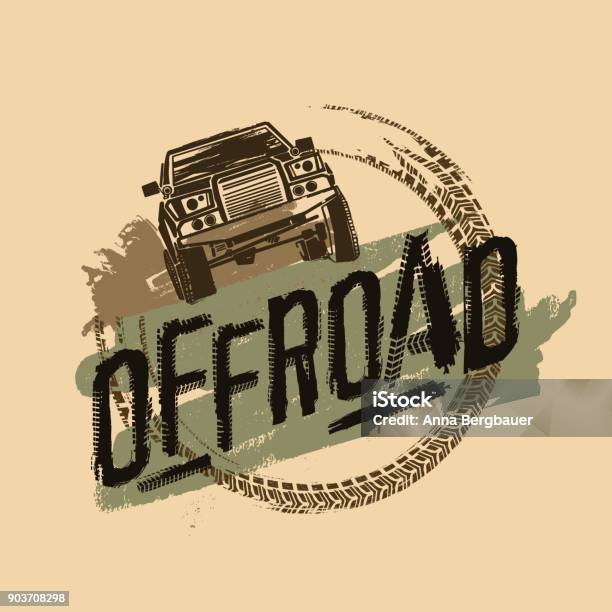 Offroad Logo Image Stock Illustration - Download Image Now - Off-Road Vehicle, 4x4, Logo