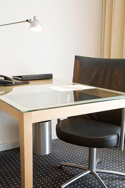 istock Office desk and chair 90371270