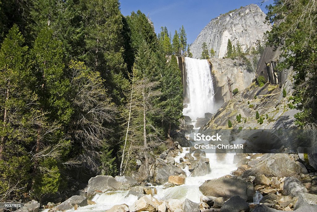 Cascata Yosemite - Foto de stock de Amarelo royalty-free