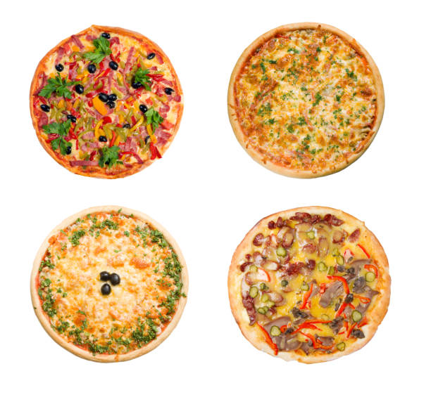 istock Pizza and italian kitchen. Isolated 90371883