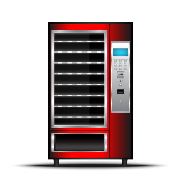 istock Vending machine of food and beverage automatic selling., Vector, Illustration 903718894
