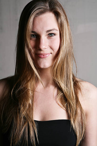 istock Blonde Female Vertical Portrait 90372086