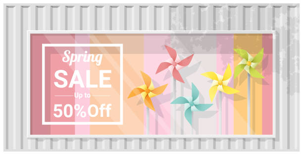 Pinwheel Window Display 170+ Pinwheels Cheap Stock Photos, Pictures & Royalty-Free Images - iStock