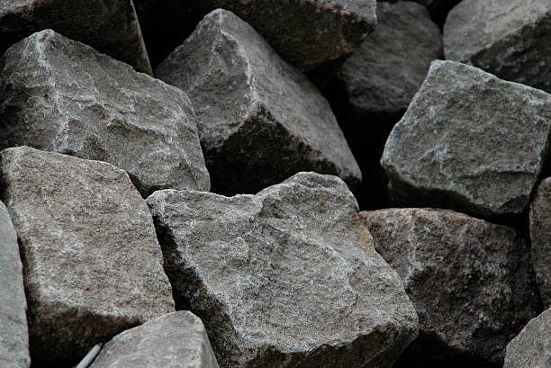 istock Background semi regular pieces of grey stone 90372942